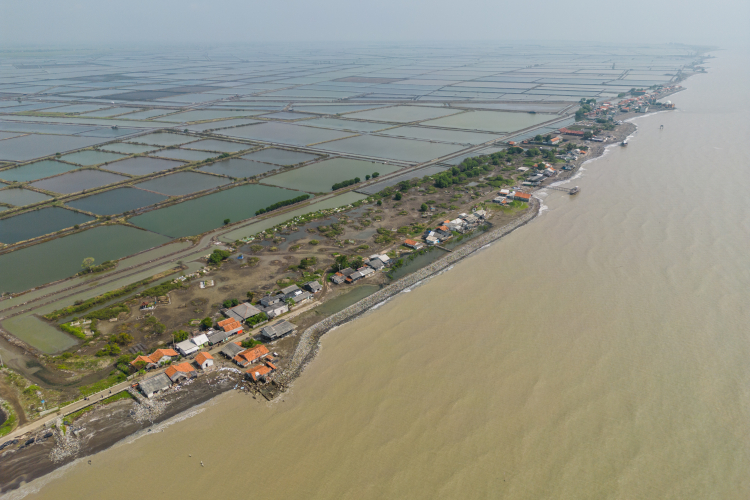 Climate Change Causes Sea Level Rise On The North Coast of West Java