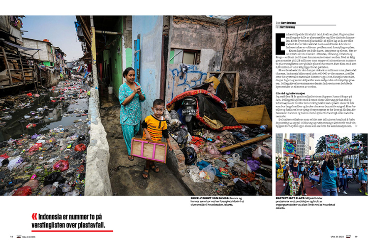Drowning in Plastic Waste in Vi Menn Magazine