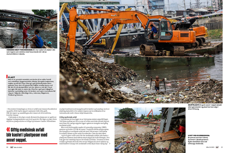 Drowning in Plastic Waste in Vi Menn Magazine