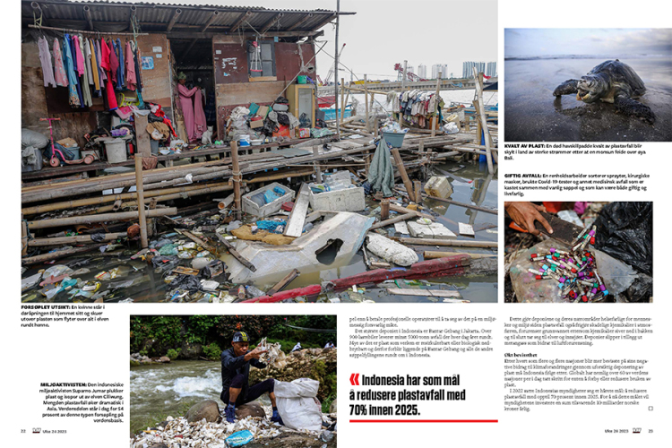 Drowning in Plastic Waste in Vi Menn Magazine
